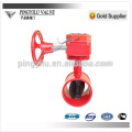 china manufacturer trench type butterfly valve for water